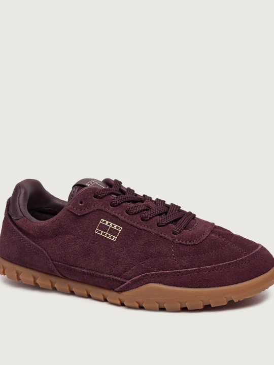 Zdjęcie produktu Tommy Jeans Sneakersy | zamsz bordowy