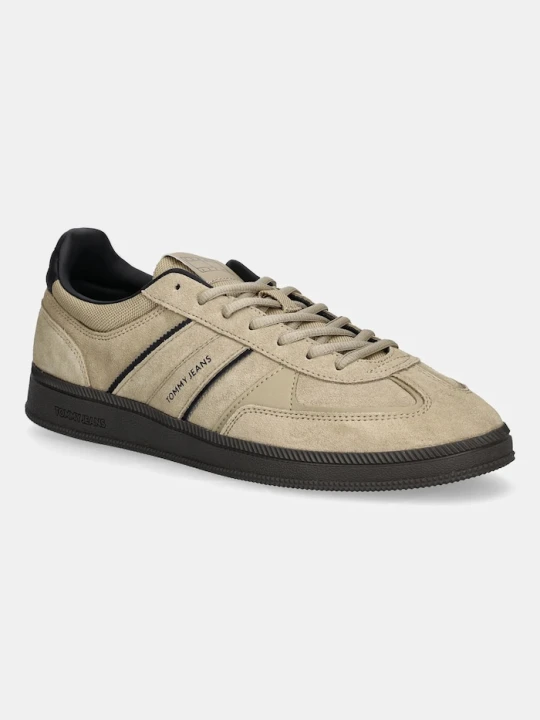 Zdjęcie produktu Tommy Jeans sneakersy zamszowe THE GREENWICH EDGE SUEDE beżowy