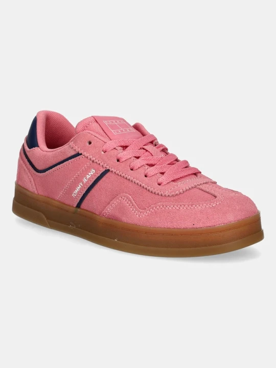 Zdjęcie produktu Tommy Jeans sneakersy zamszowe THE GREENWICH SUEDE różowy