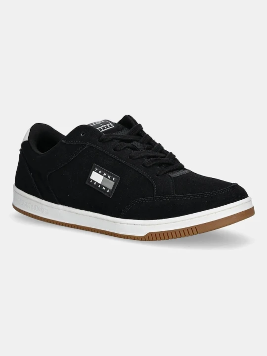 Zdjęcie produktu Tommy Jeans sneakersy zamszowe TJM CUPSOLE LONG LACE SKATE czarny
