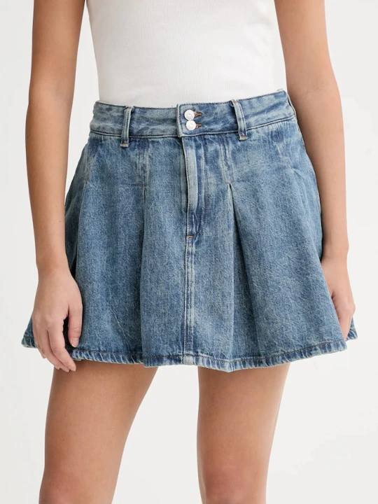 Zdjęcie produktu Tommy Jeans spódnica bawełniana niebieski