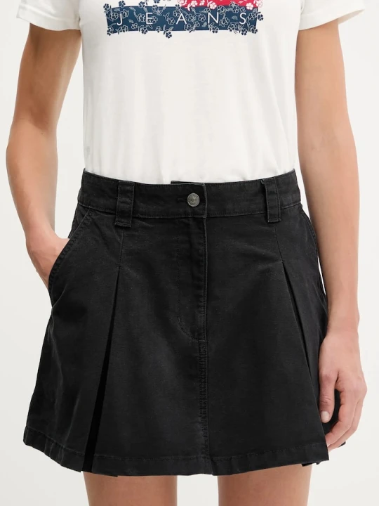Zdjęcie produktu Tommy Jeans spódnica bawełniana czarny
