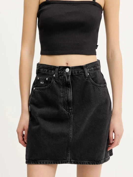 Zdjęcie produktu Tommy Jeans spódnica jeansowa czarny