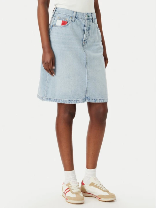 Zdjęcie produktu Tommy Jeans Spódnica jeansowa Claire DW0DW23474 Niebieski Regular Fit