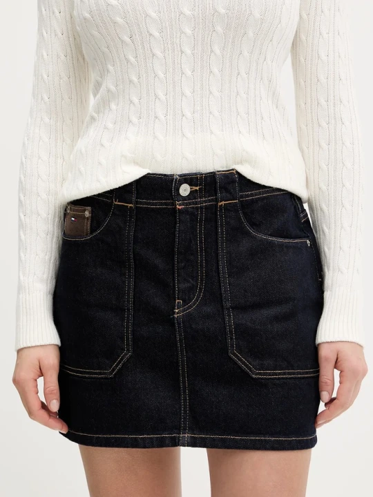 Zdjęcie produktu Tommy Jeans spódnica jeansowa granatowy