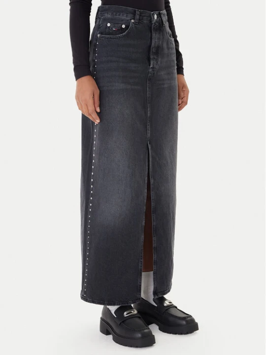 Zdjęcie produktu Tommy Jeans Spódnica jeansowa Layla DW0DW21576 Czarny Regular Fit