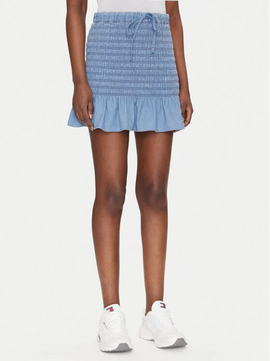Zdjęcie produktu Tommy Jeans Spódnica mini DW0DW20273 Niebieski Regular Fit