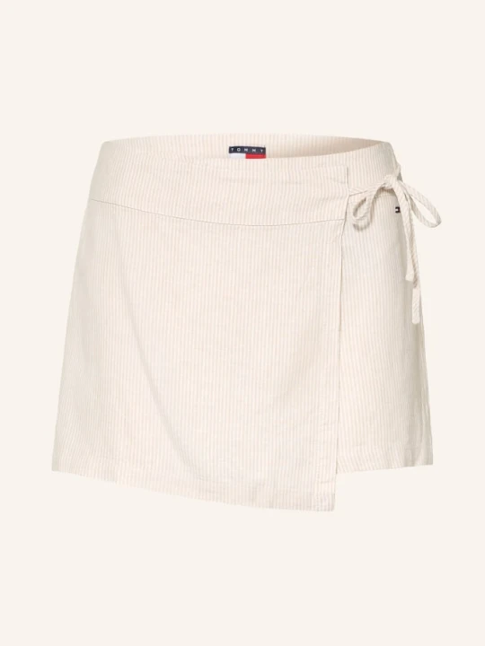 Zdjęcie produktu Tommy Jeans Spódniczka-Szorty Z Lnu beige