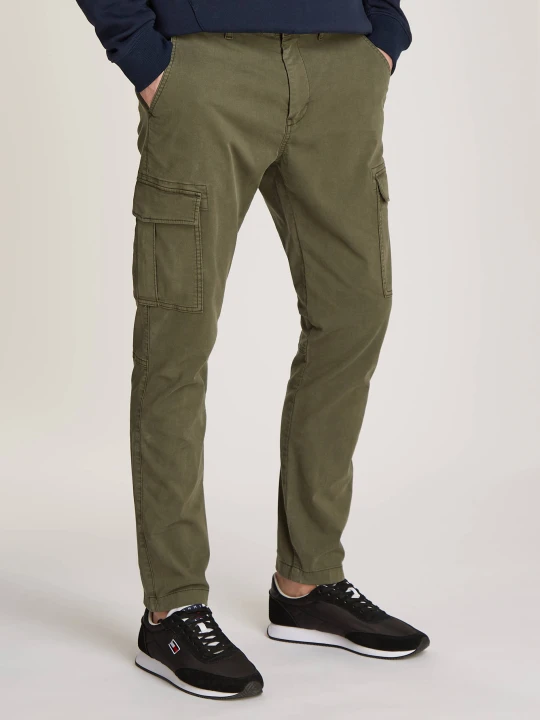 Zdjęcie produktu Tommy Jeans Spodnie cargo Austin | Slim Fit zielony