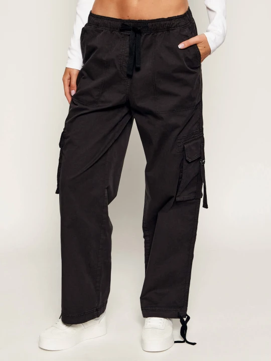 Zdjęcie produktu Tommy Jeans Spodnie cargo | Loose fit czarny