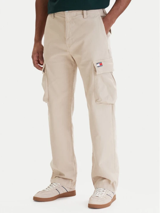 Zdjęcie produktu Tommy Jeans Spodnie cargo Otis DM0DM22403 Beżowy Regular Fit