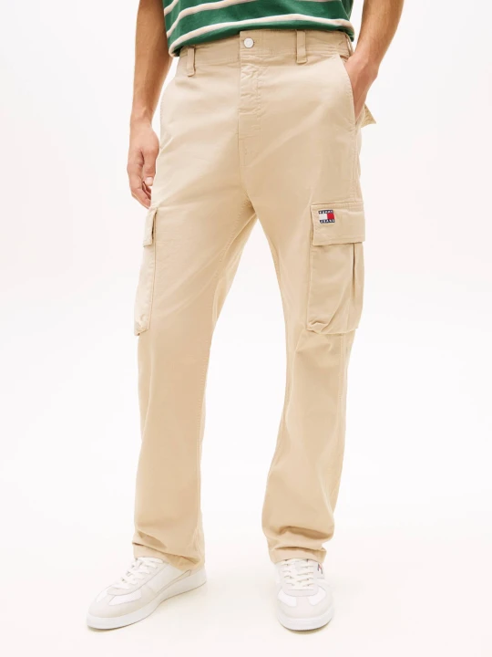 Zdjęcie produktu Tommy Jeans Spodnie cargo OTIS | Regular Fit beżowy