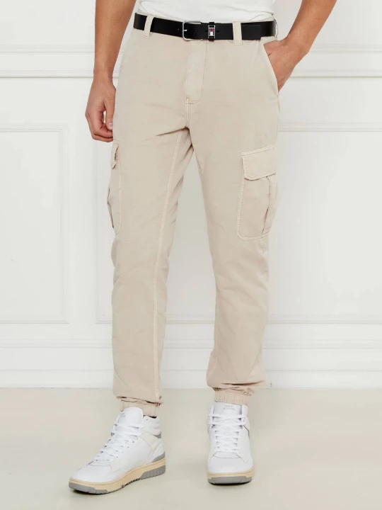 Zdjęcie produktu Tommy Jeans Spodnie cargo Ryan | Regular Fit beżowy
