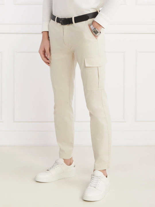 Zdjęcie produktu Tommy Jeans Spodnie cargo | Slim Fit kremowy