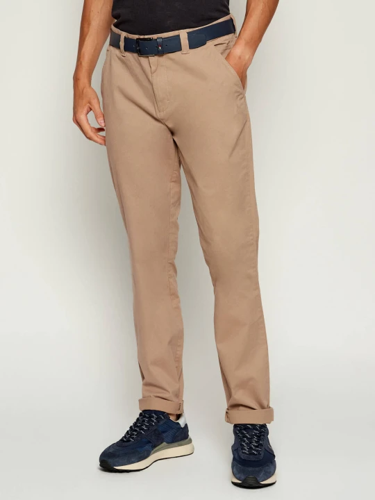 Zdjęcie produktu Tommy Jeans Spodnie chino Austin | Slim Fit beżowy