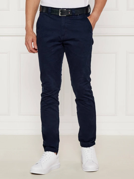 Zdjęcie produktu Tommy Jeans Spodnie chino Austin | Slim Fit granatowy