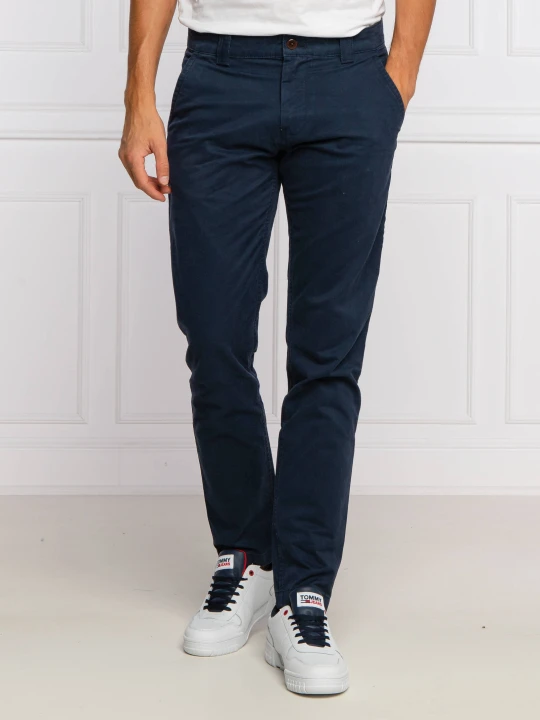 Zdjęcie produktu Tommy Jeans Spodnie chino Scanton | Slim Fit granatowy