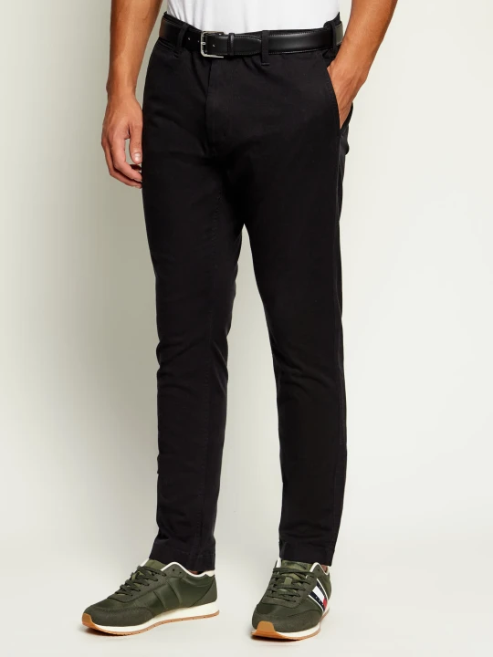 Zdjęcie produktu Tommy Jeans Spodnie chino Scanton | Slim Fit czarny