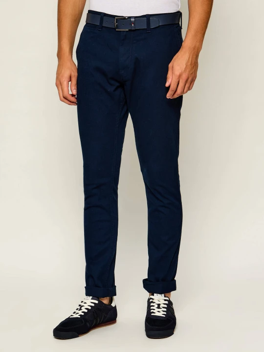 Zdjęcie produktu Tommy Jeans Spodnie chino Scanton | Slim Fit granatowy