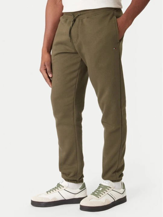 Zdjęcie produktu Tommy Jeans Spodnie dresowe DM0DM20473 Khaki Regular Fit