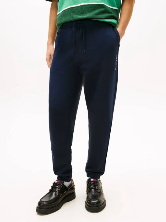 Zdjęcie produktu Tommy Jeans Spodnie dresowe | Regular Fit granatowy