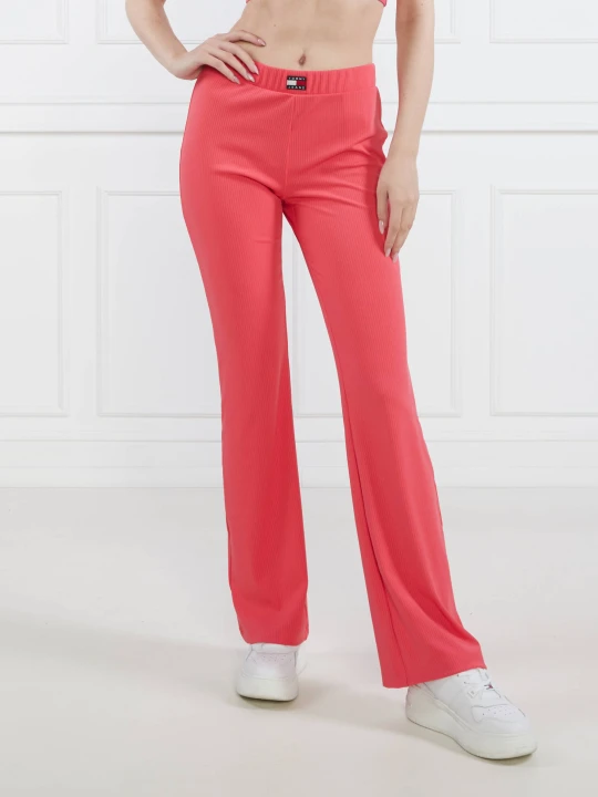 Zdjęcie produktu Tommy Jeans Spodnie | flare fit różowy