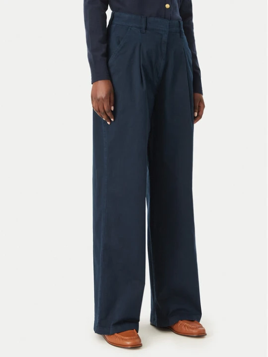 Zdjęcie produktu Tommy Jeans Spodnie materiałowe DW0DW21698 Granatowy Wide Leg