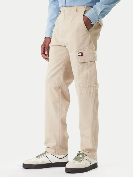 Zdjęcie produktu Tommy Jeans Spodnie materiałowe Sonny DM0DM22651 Beżowy Slim Fit