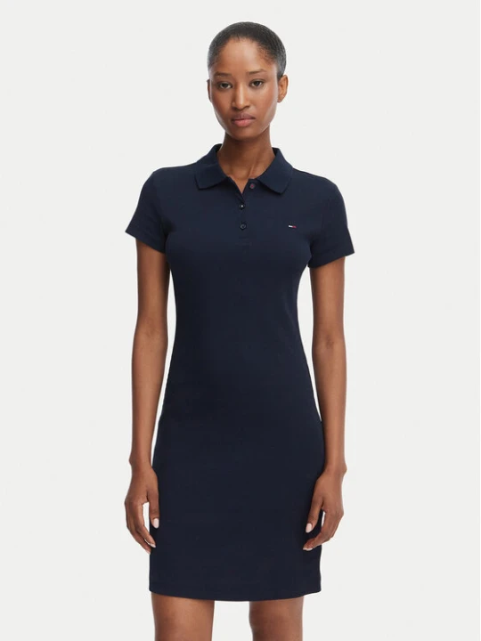 Zdjęcie produktu Tommy Jeans Sukienka codzienna Bodycon DW0DW22852 Granatowy Slim Fit