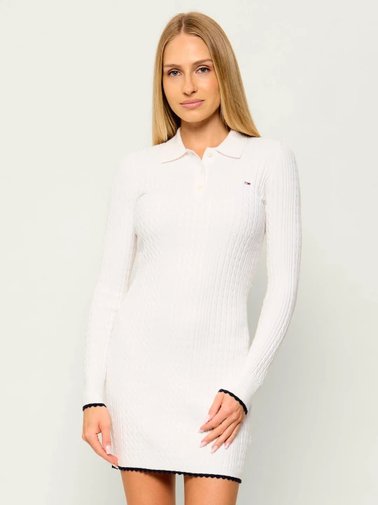 Zdjęcie produktu Tommy Jeans Sukienka ecru