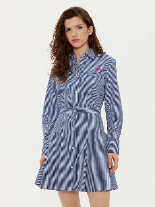 Zdjęcie produktu Tommy Jeans Sukienka koszulowa DW0DW20470 Granatowy Regular Fit