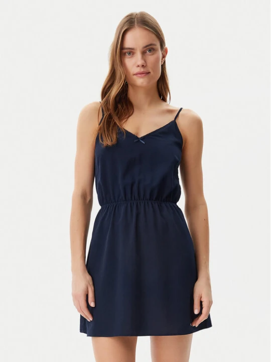 Zdjęcie produktu Tommy Jeans Sukienka letnia Essential DW0DW20613 Granatowy Regular Fit