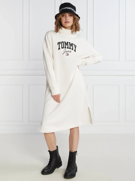 Zdjęcie produktu Tommy Jeans Sukienka TJW NEW VARISTY biały