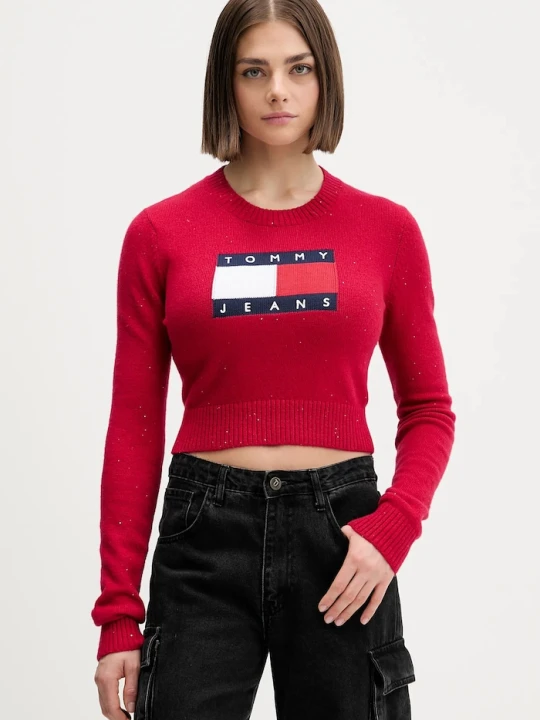 Zdjęcie produktu Tommy Jeans sweter różowy