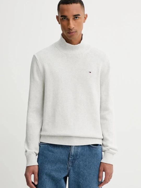 Zdjęcie produktu Tommy Jeans sweter bawełniany szary