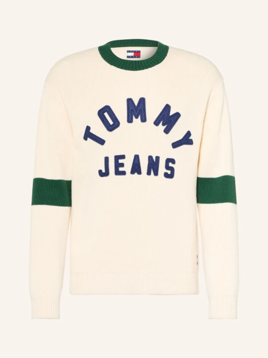 Zdjęcie produktu Tommy Jeans Sweter beige niebieski