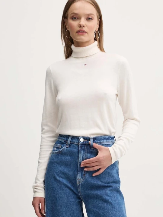 Zdjęcie produktu Tommy Jeans sweter beżowy