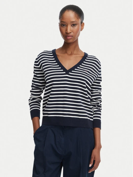 Zdjęcie produktu Tommy Jeans Sweter Essential DW0DW19888 Granatowy Regular Fit
