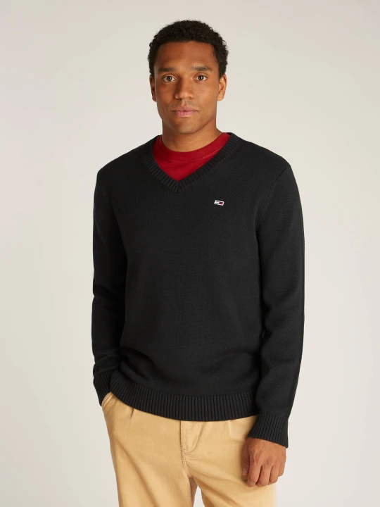 Zdjęcie produktu Tommy Jeans Sweter Essential | Regular Fit czarny
