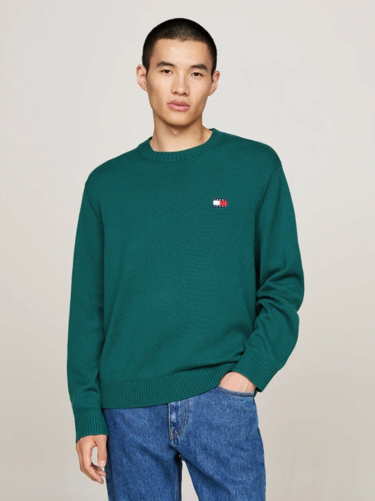 Zdjęcie produktu Tommy Jeans Sweter | Regular Fit | z dodatkiem wełny morski