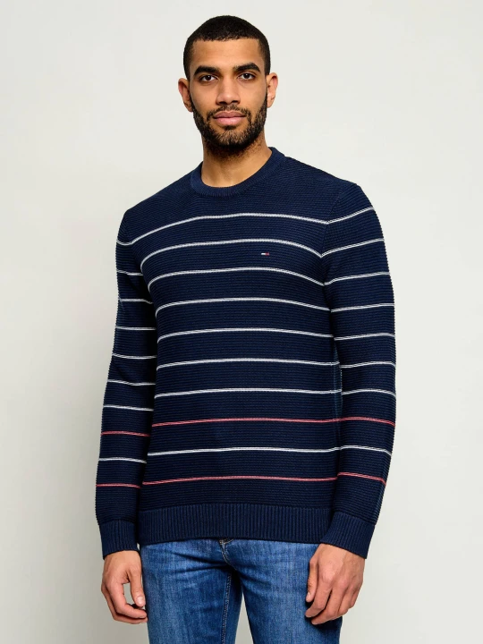 Zdjęcie produktu Tommy Jeans Sweter | Slim Fit granatowy