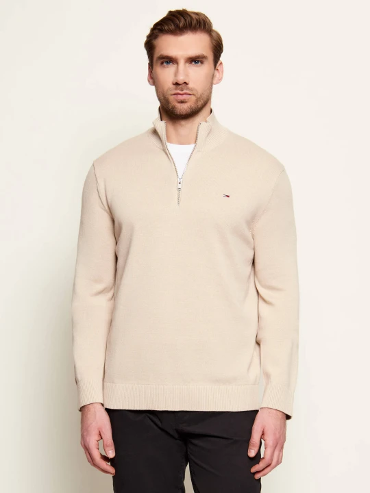 Zdjęcie produktu Tommy Jeans Sweter | Slim Fit beżowy