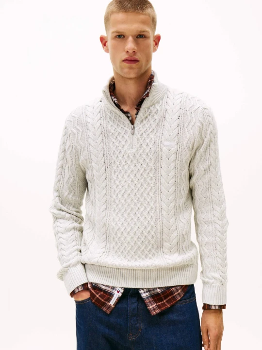 Zdjęcie produktu Tommy Jeans Sweter | Slim Fit szary