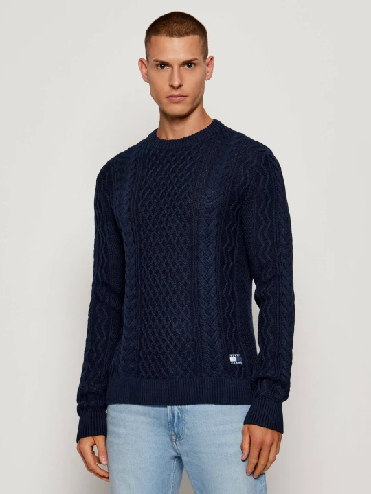 Zdjęcie produktu Tommy Jeans Sweter | Slim Fit granatowy