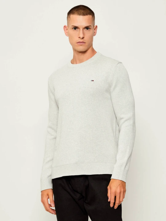 Zdjęcie produktu Tommy Jeans Sweter | Slim Fit szary
