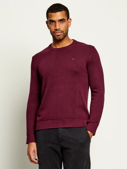 Zdjęcie produktu Tommy Jeans Sweter | Slim Fit bordowy