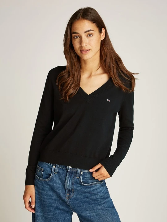 Zdjęcie produktu TOMMY JEANS Sweter w kolorze czarnym rozmiar: XL