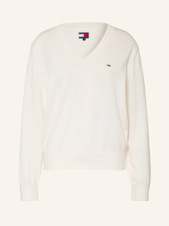 Zdjęcie produktu Tommy Jeans Sweter weiss BIAŁY