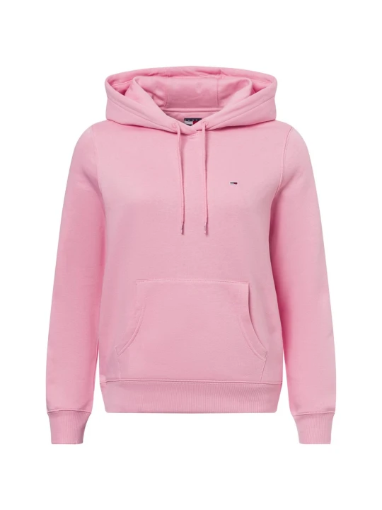 Zdjęcie produktu Tommy Jeans sweter z kapturem Kobiety Bawełna wyrazisty róż
