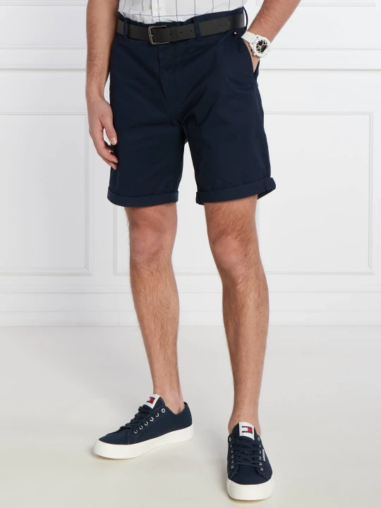 Zdjęcie produktu Tommy Jeans Szorty chino SCANTON | Regular Fit granatowy